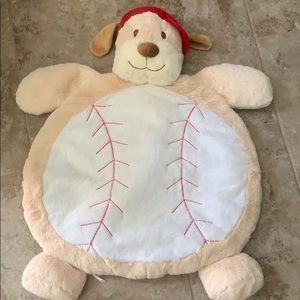 Baby Playmat Baseball Puppy